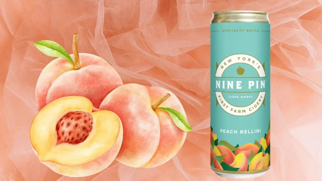 Nine Pin Cider Debuts Peach Bellini