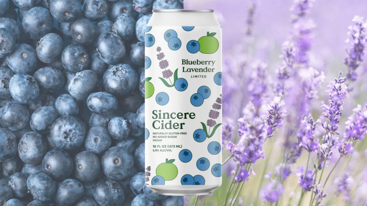 Sincere Cider Launches New Limited-Edition Blueberry Lavender Cider