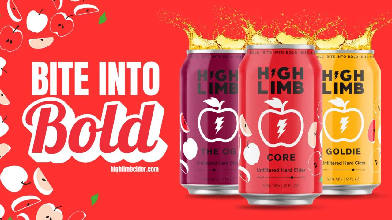 High Limb Reimagines a New Era of Cider with “Bite Into Bold”  Brand Refresh