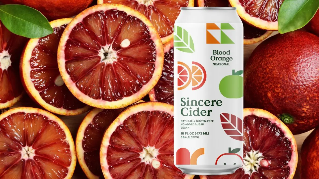 Sincere’s Newest Seasonal Sip: Blood Orange Cider