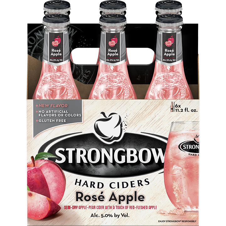 Strongbow® Refreshes The Hard Cider Category with New, Wine-inspired, Rosé Apple