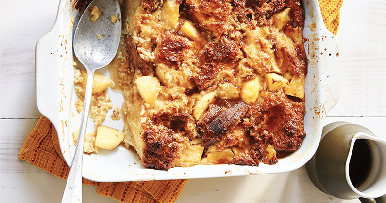 Recipe: Maple Bread Pudding with Cider-Soaked Apples