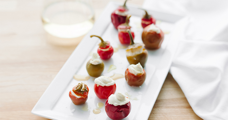 sidra goat cheese peppers