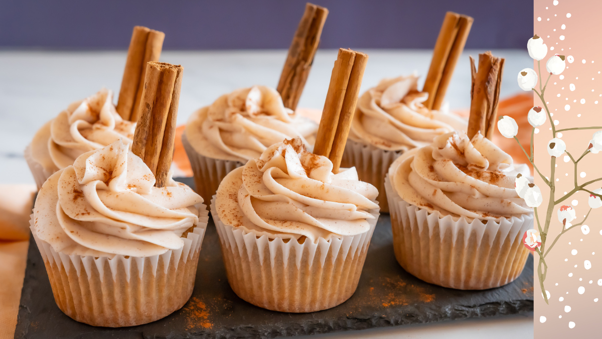 Celebrate Fall With Cinnamon Chaider Cupcakes