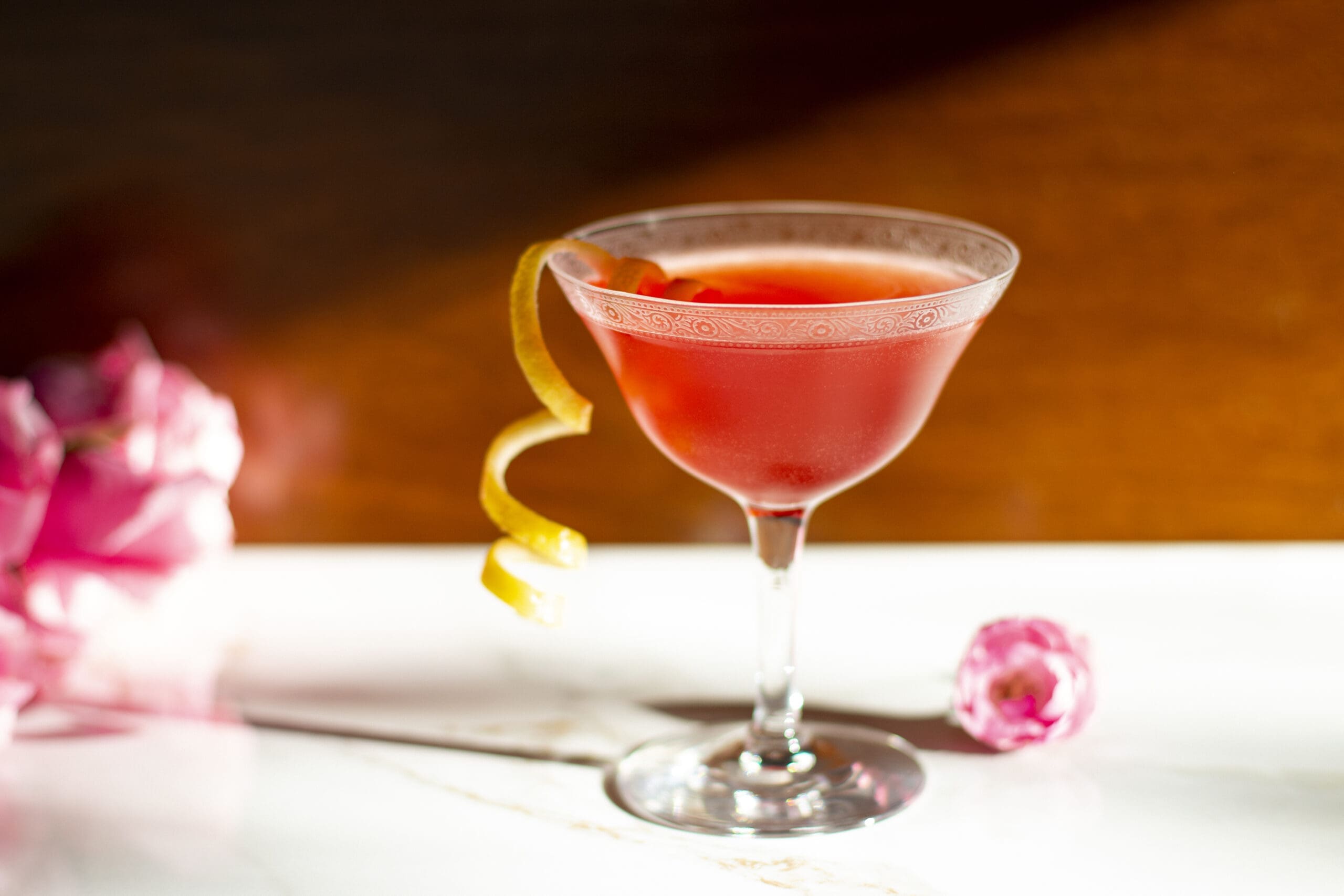 Bitter Roses, an Exquisite and Vibrant Cocktail Recipe