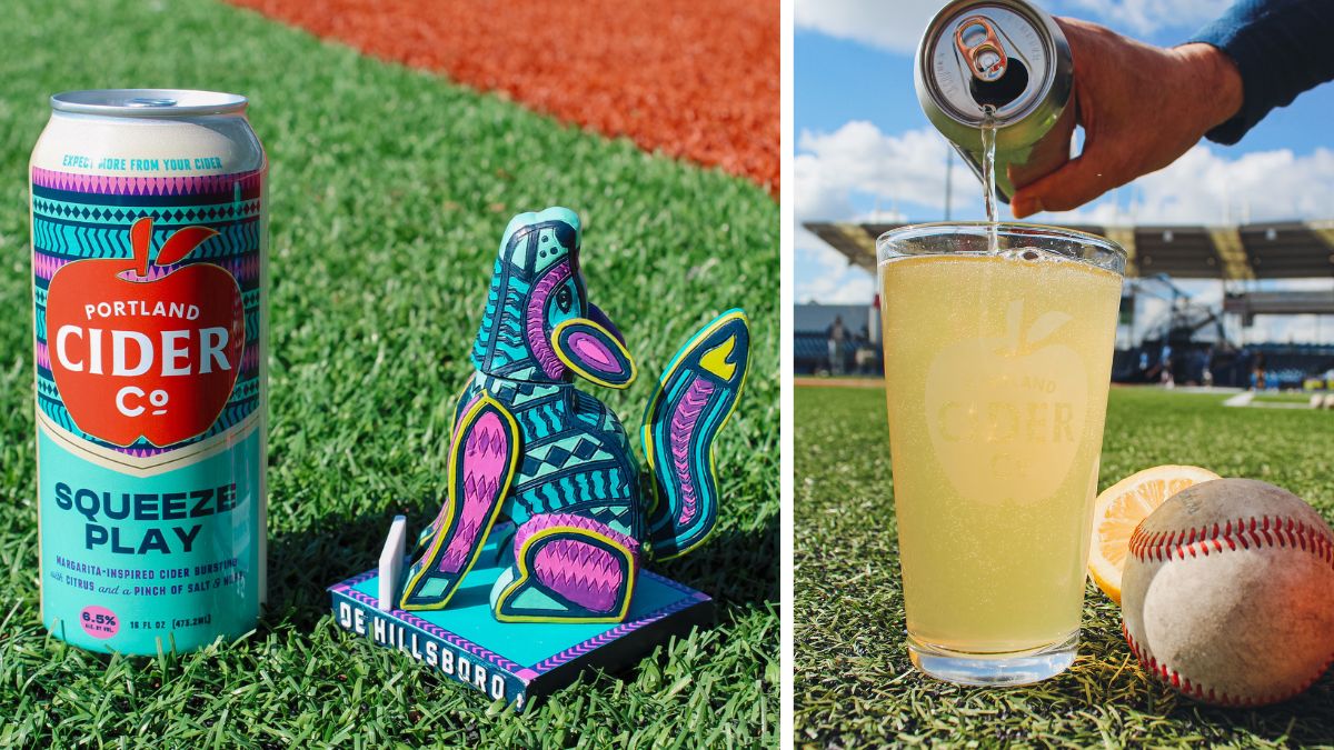 Portland Cider Releases Squeeze Play, the Official Cider of the HIllsboro HOps