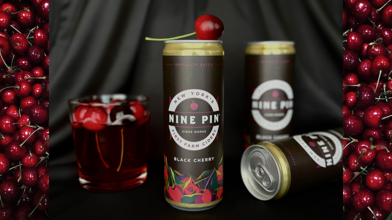 Nine Pin Cider Celebrates the Winter Season with the Return of Black Cherry Cider
