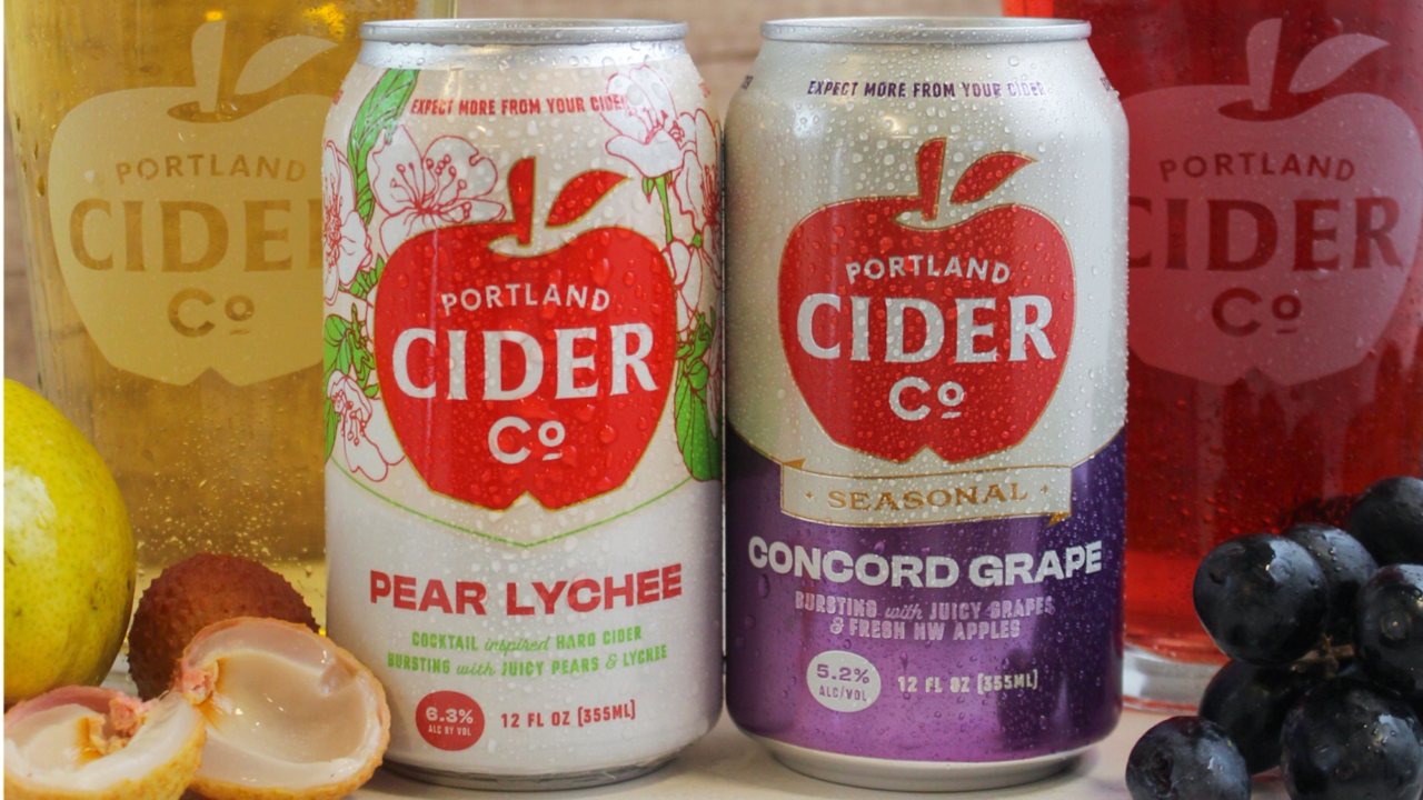 Portland Cider Welcomes Back Concord Grape and Elevates Pear Lychee to Year-Round Status
