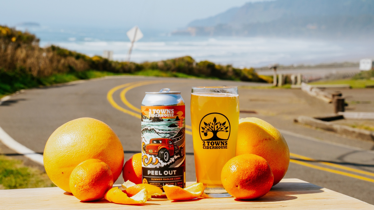 Cruise into Summer with Peel Out, A Bright Grapefruit Radler from 2 Towns Ciderhouse
